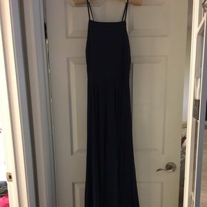 Muted Royal Blue Classy Maxi